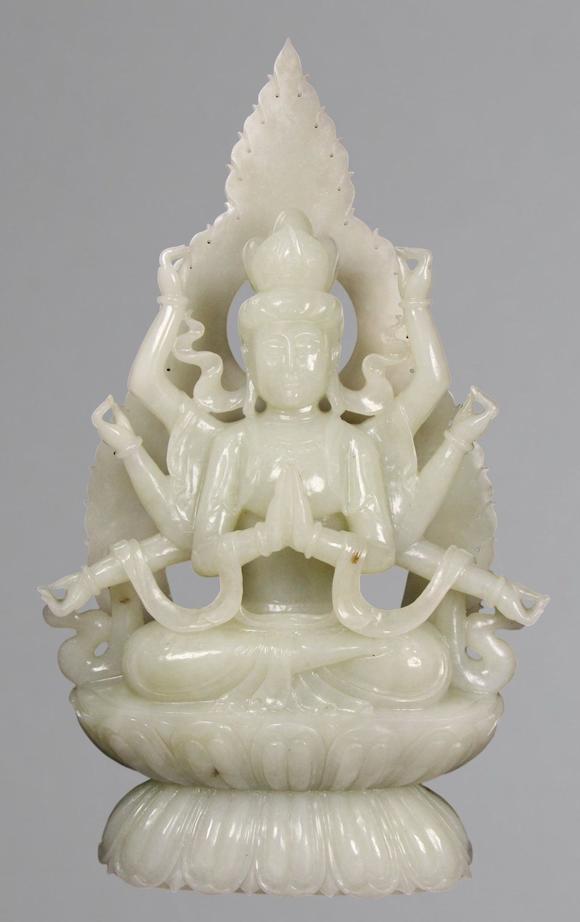 東京蕓術(shù)明以前 和田玉佛