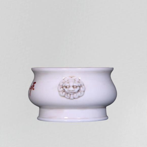 東京蕓術(shù)德化瓷雙獅耳爐