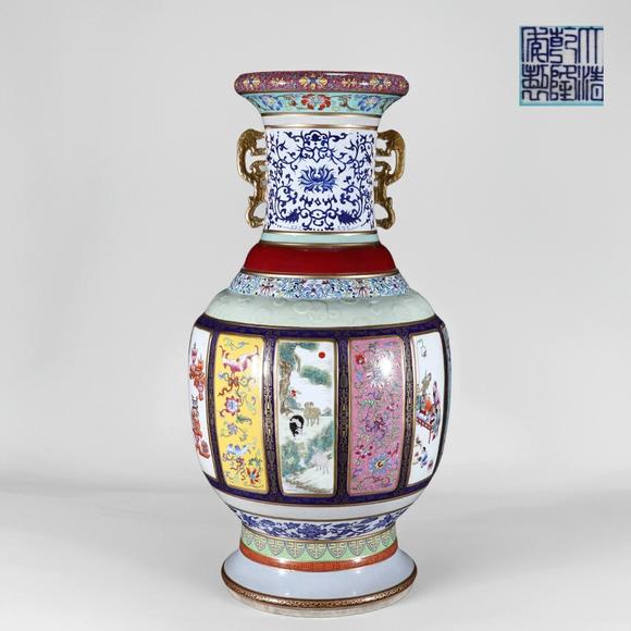 東京蕓術清乾隆 粉彩瓷王