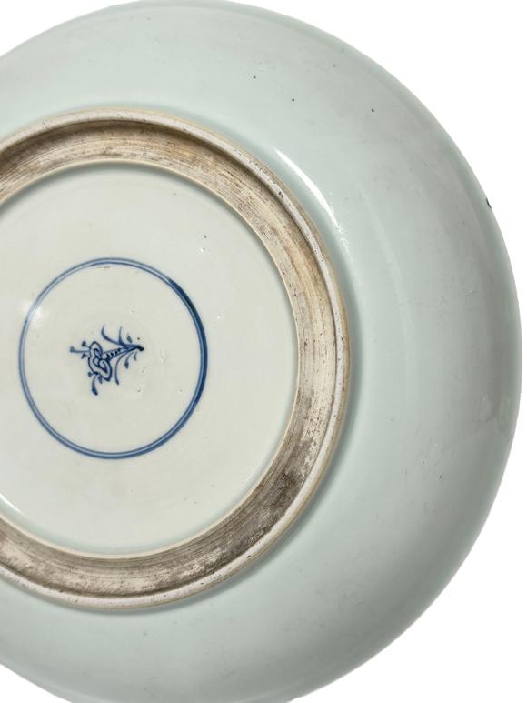 Castle AuctionA Chinese plate of Famille Verte figures, Kang Xi Pr. 