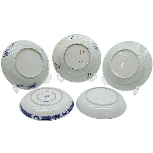 Castle Auction18th / 19th century china porcelain plates