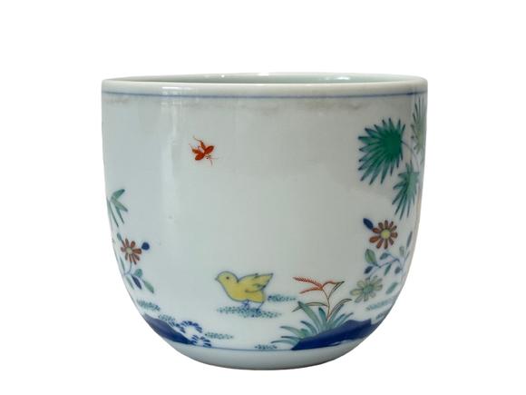 Castle AuctionA Chinese Doucai chicken cup, Ming Dynasty Pr. 