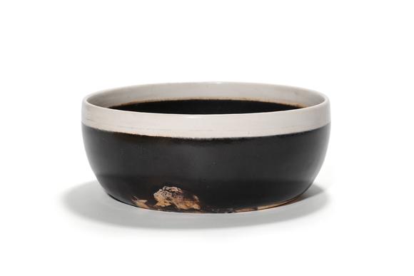 Castle AuctionA Cizhou Kiln Black and White Glaze Bowl, 12th–13th C Pr.
