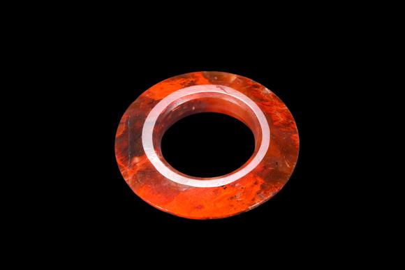 Castle AuctionA Red Agate Ring, Warring States, Circa 475–221 BC Pr.