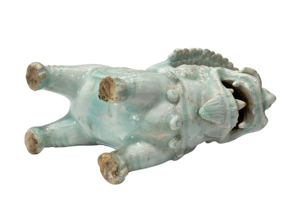 Castle AuctionA Chinese porcelain lion, Ming Dynasty Pr. or earlier.
