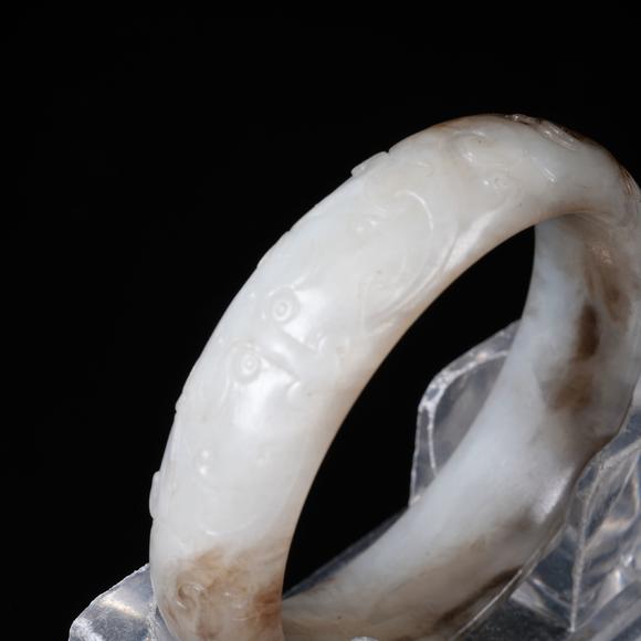 弘楊株式會社高古玉獸面紋手鐲