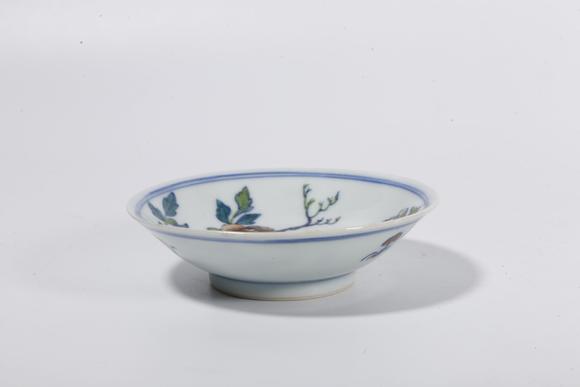 弘楊株式會(huì)社粉彩花卉紋碟（一對(duì)）