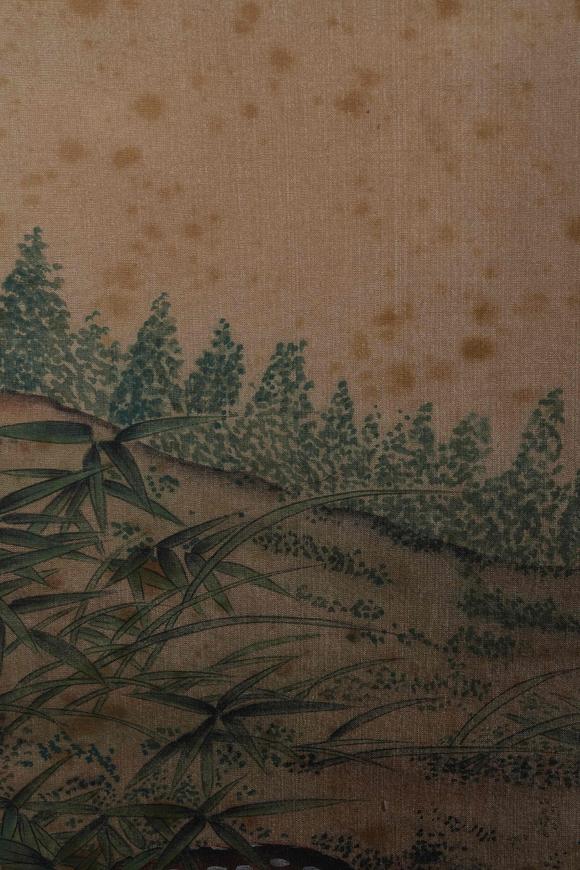 弘楊株式會社沈銓絹本靈鹿鏡心