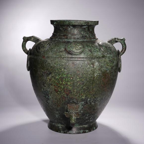 金澤美術(shù)西周 龍首雙環(huán)罍