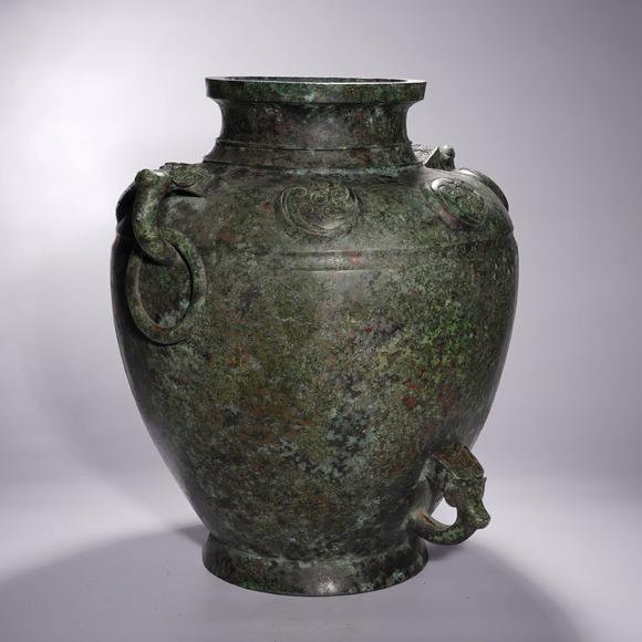 金澤美術(shù)西周 龍首雙環(huán)罍