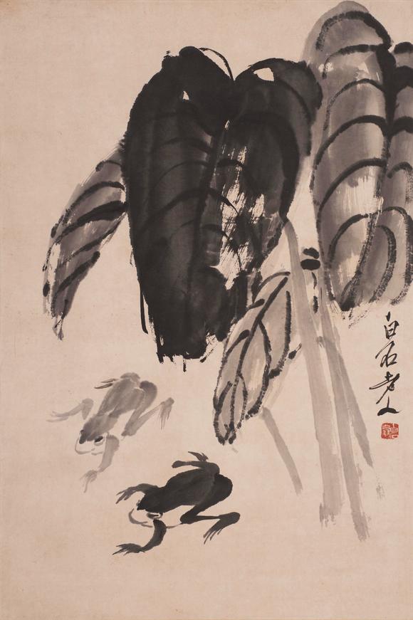 上海雅藏齊白石 雙蛙