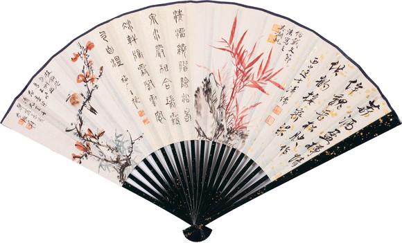 上海雅藏張大千、吳湖帆、王福廠、溥儒、謝稚柳等 格景書畫