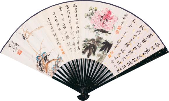 上海雅藏張大千、吳湖帆、王福廠、溥儒、謝稚柳等 格景書畫
