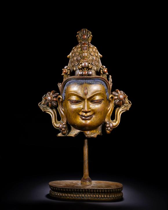 Cascade'sClear copper treasures give birth to Buddha. | 清 銅寶生佛