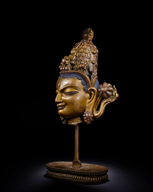 Cascade'sClear copper treasures give birth to Buddha. | 清 銅寶生佛