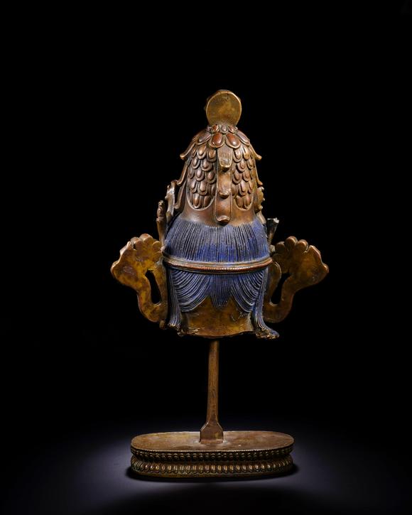 Cascade'sClear copper treasures give birth to Buddha. | 清 銅寶生佛