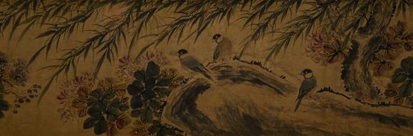 吉本株式會社中國古代 馬遠 花鳥圖 紙本手卷