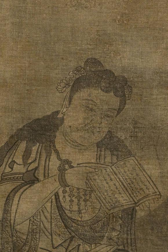 京都祇園會(huì)拍賣(mài)元代 華嚴(yán)三圣圖三幅 絹本掛軸 日本古裂裝裱 日本桐箱附