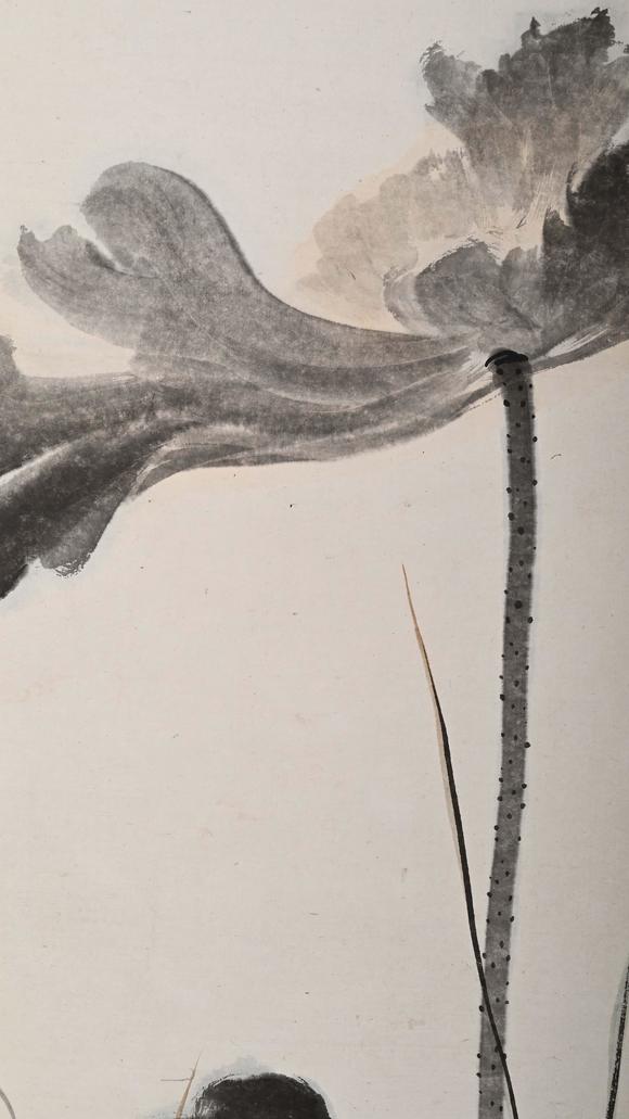 Eden Fine Antiques Galleries LLC1938 ZHANG DAQIAN LOTUS SCROLL PAINTING