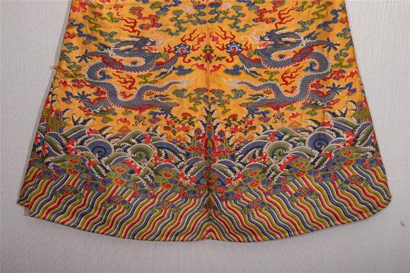 Eden Fine Antiques Galleries LLCA CHINESE KESI WOVEN IMPERIAL DRAGON ROBE