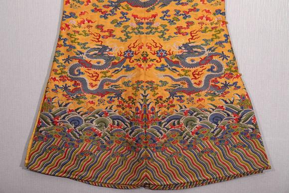 Eden Fine Antiques Galleries LLCA CHINESE KESI WOVEN IMPERIAL DRAGON ROBE