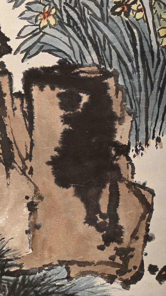 Eden Fine Antiques Galleries LLCPAN TIANSHOU MYNAHS ON A CLIFF PAINTING