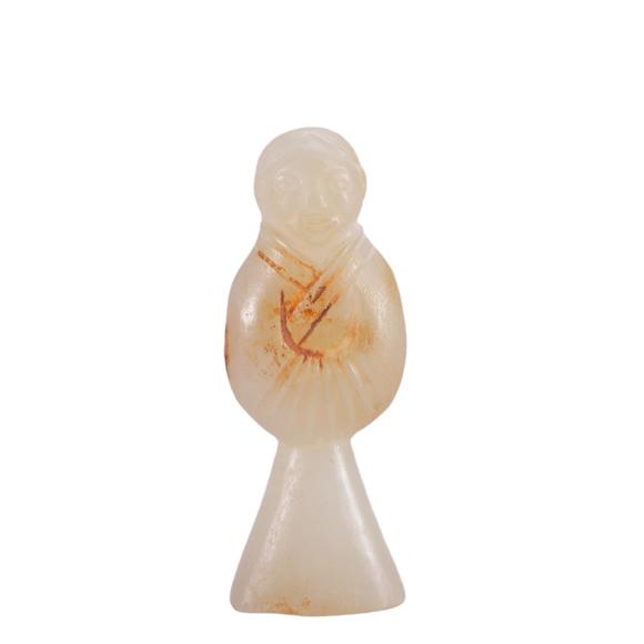 Eden Fine Antiques Galleries LLCA CHINESE CARVED STANDING JADE FIGURE