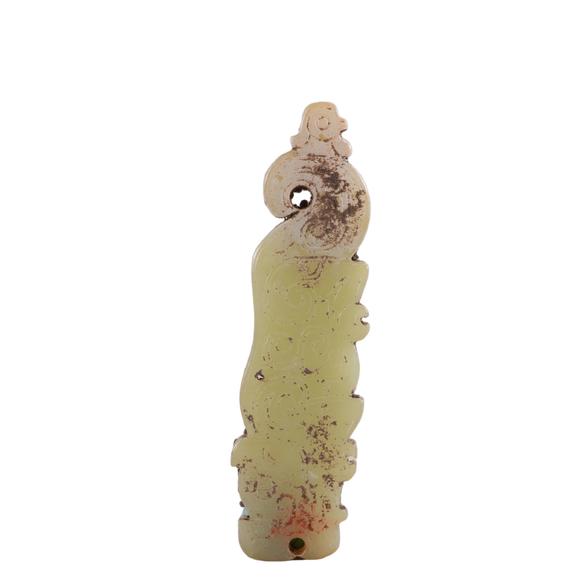 Eden Fine Antiques Galleries LLCA CHINESE ARCHAIC JADE PHOENIX PENDANT