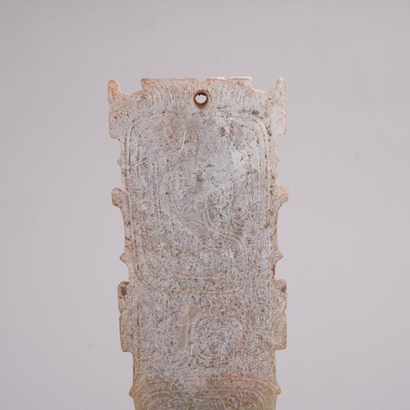 Eden Fine Antiques Galleries LLCA CHINESE ARCHAIC JADE GE DAGGER AXE