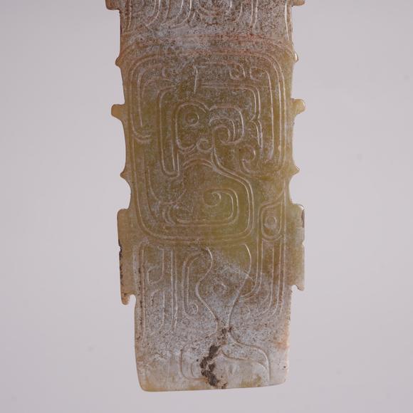 Eden Fine Antiques Galleries LLCA CHINESE ARCHAIC JADE GE DAGGER AXE