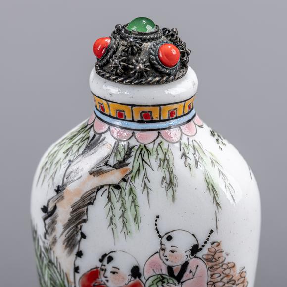 大阪美術(shù)商會清 鼻煙壺3點