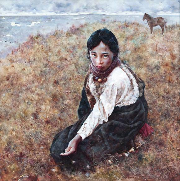 華藝國際?艾軒???AI XUAN   (b.1947) 荒原的黎明