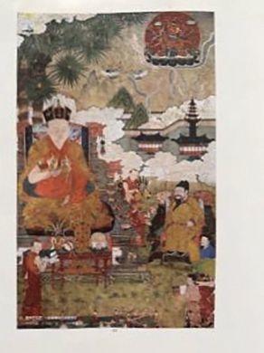 華藝國際17世紀(jì)  五世噶瑪巴得銀協(xié)巴唐卡