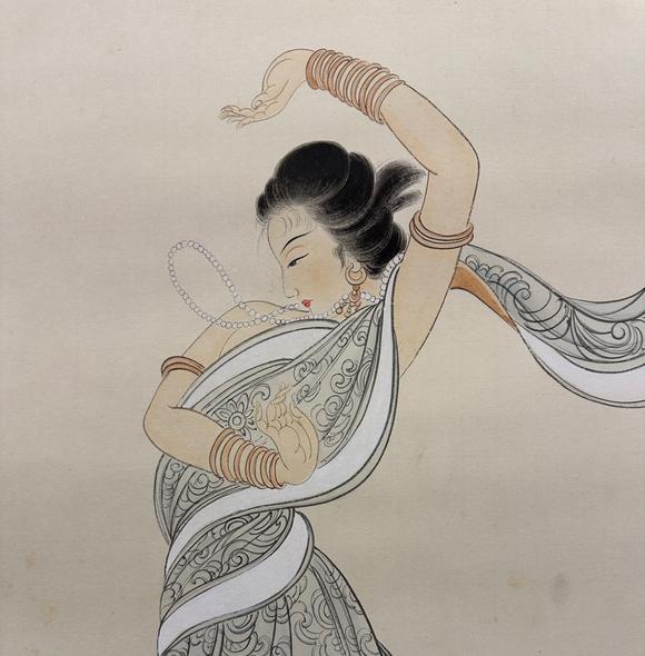 東京國際拍賣張大千 仕女