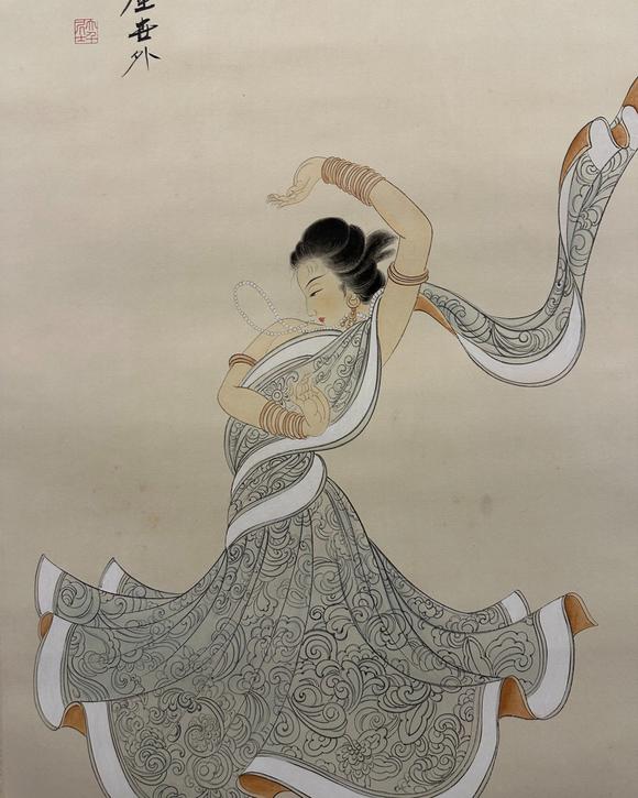 東京國際拍賣張大千 仕女