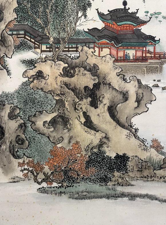 東京國際拍賣溥儒 山水