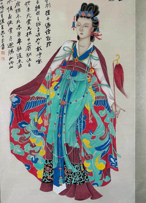 東京國際拍賣張大千 紅拂女