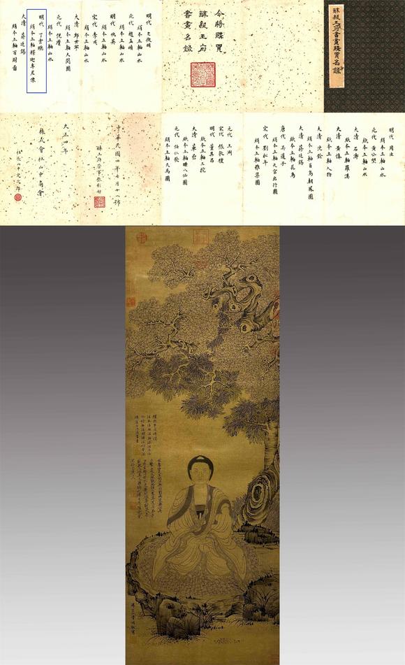 東京國際拍賣丁云鵬 釋迦牟尼像