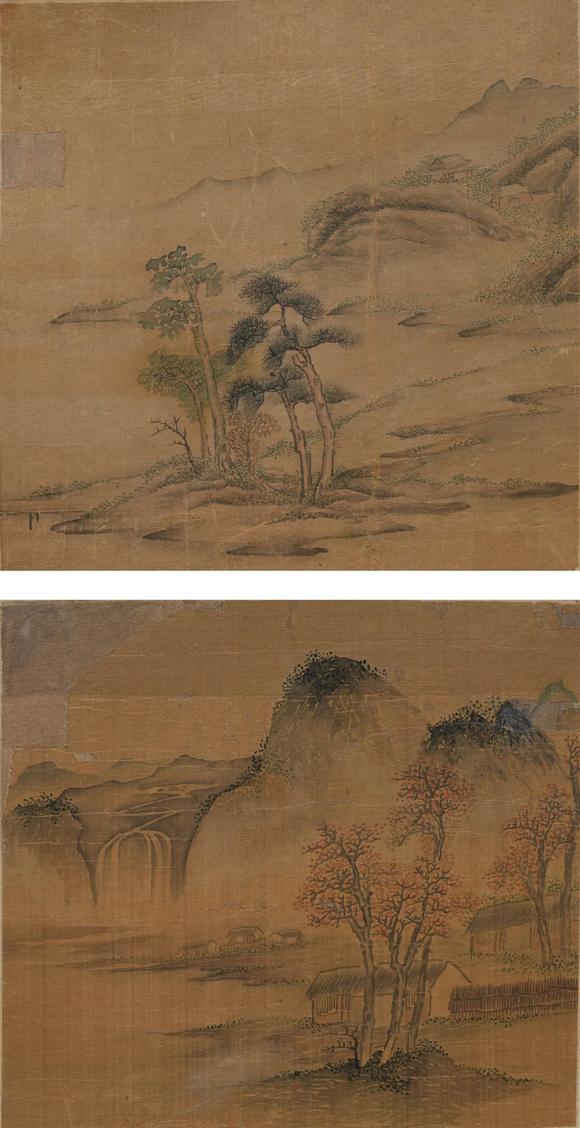 揚州正德佚名 山水