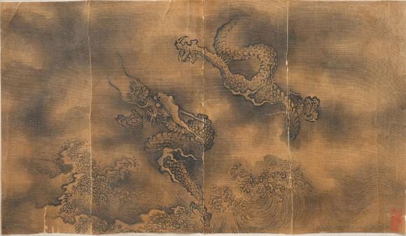 揚州正德佚名 墨龍