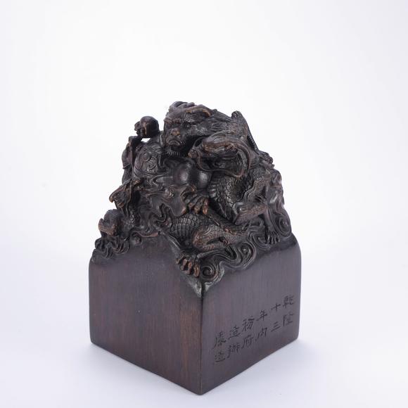 北京嘉翰沉香木龍鈕璽