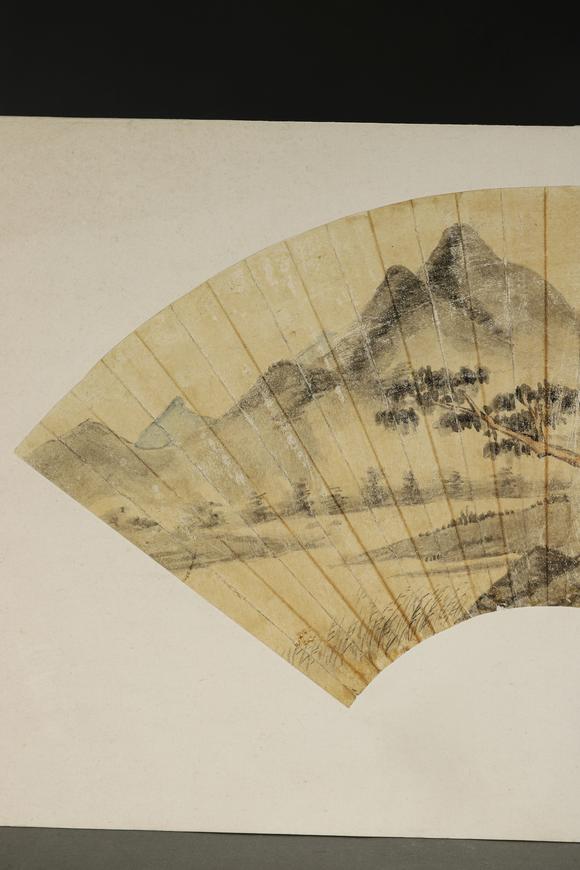 誠(chéng)璽拍賣吳湖帆  山水扇面