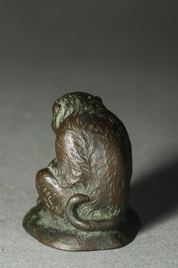 誠璽拍賣清代 銅猴紙鎮(zhèn)