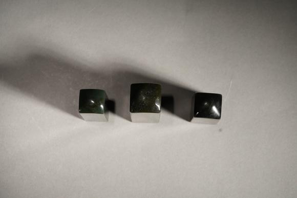 古河會碧玉印章 3方