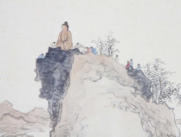 東京新世紀(jì)溥儒 朝山圖 