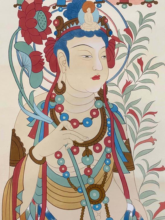 東京新世紀(jì)張大千 臨唐人壁畫