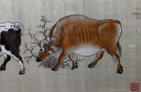 東京新世紀(jì)張大千 五牛圖