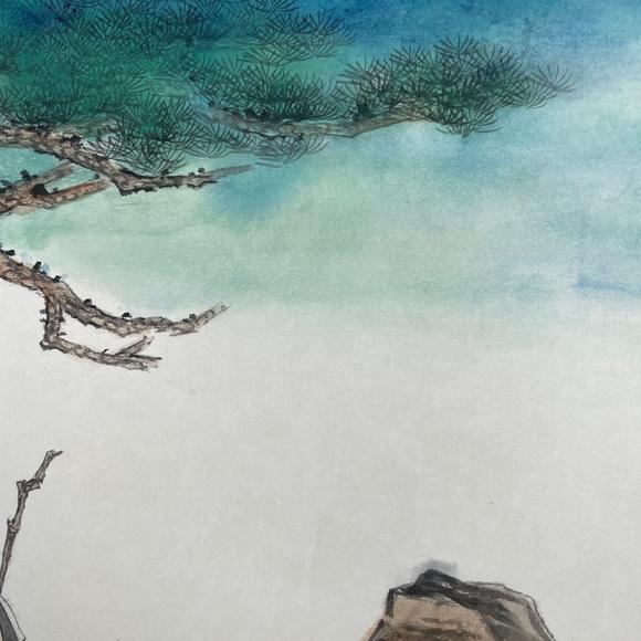鐮倉美術(shù)孫云生  松蔭高士圖