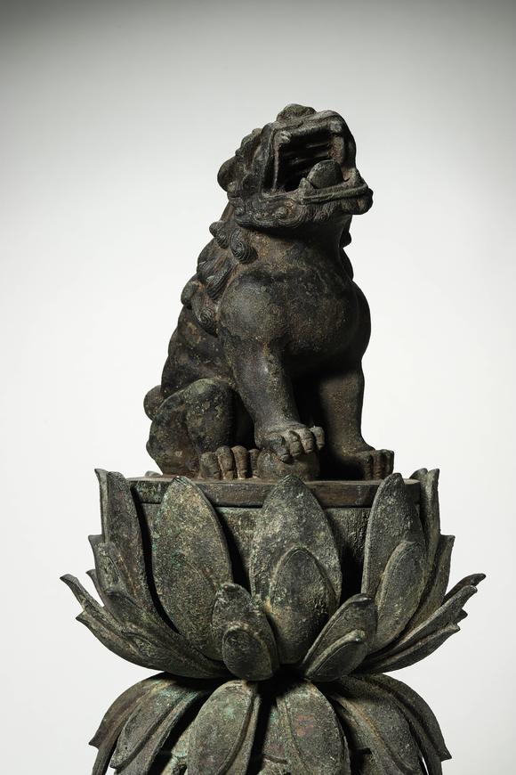 鐮倉(cāng)美術(shù)明以前 銅獅子香薰