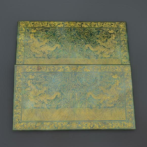 東京蕓術(shù)和田碧玉太子書冊(cè)印一套